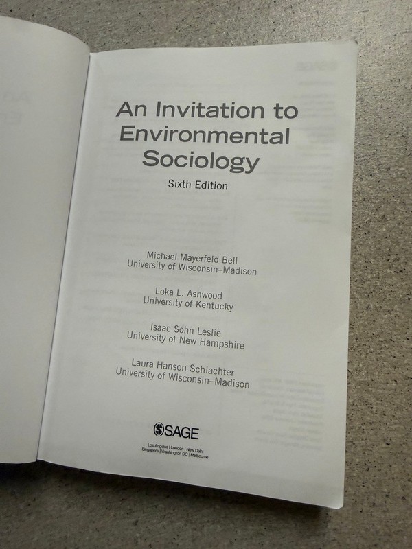 An Invitation to Environmental Sociology by Bell, Michael Mayerfeld gallery