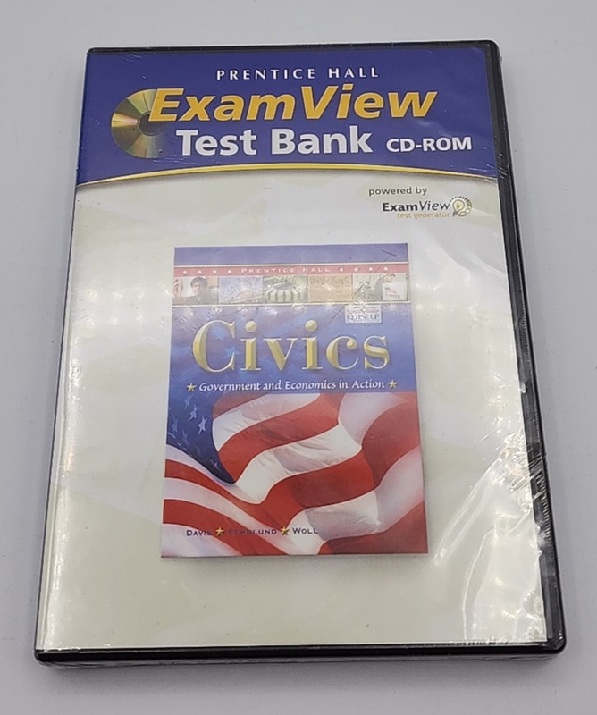 Prentice Hall ExamView CIVICS Test Generator Multimedia CD UNOPENED gallery