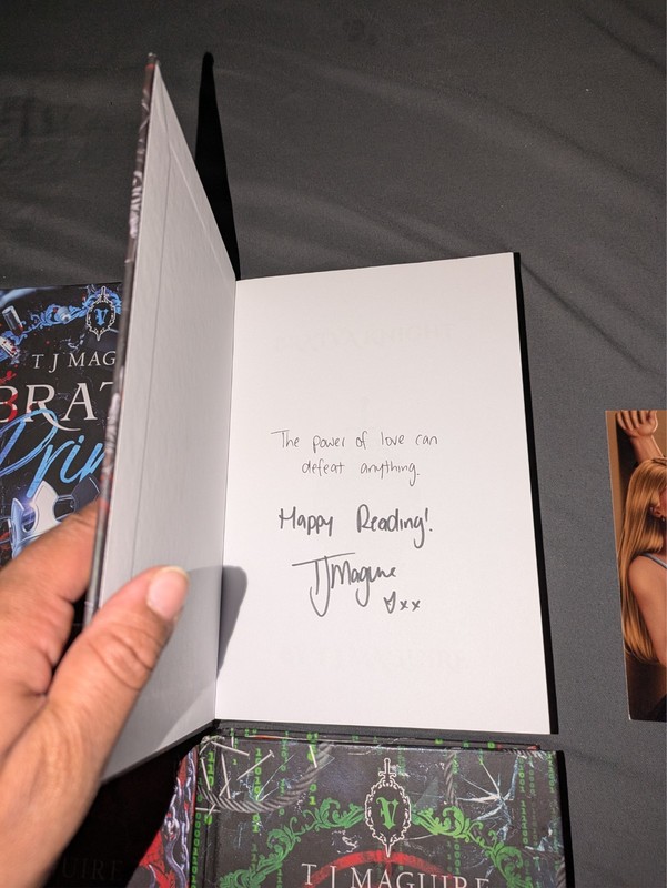 The Bratva Series # 2-5 by TJ Maguire (Signed and Personalized) Hardcovers Set gallery