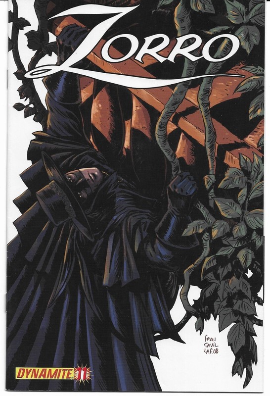 ZORRO – Vol.1 No. 11 (2009) Variant 1 in 4 Cover ‘B’ by FRANCESCO FRANCAVILLA