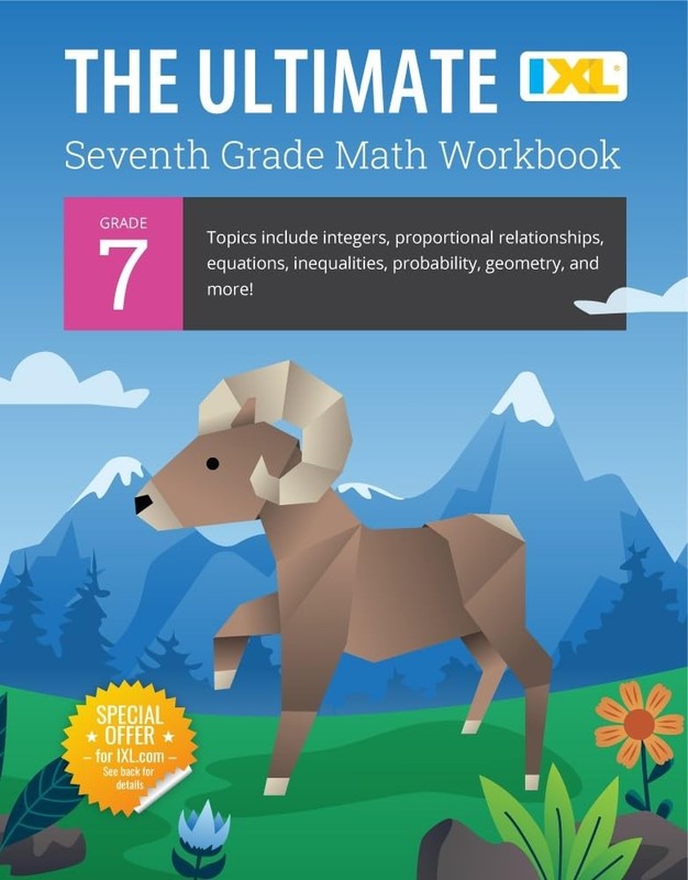 IXL The Ultimate 7th Grade Math Workbook, Middle School Books for Kids Ages …