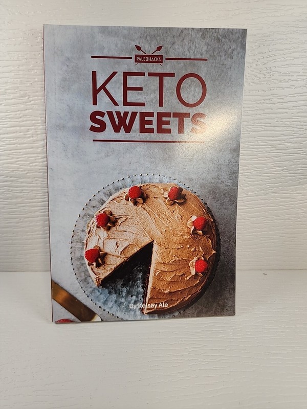 PaleoHacks Keto Sweets Cookbook – Kelsey Ale – 195 pages – 85 recipes