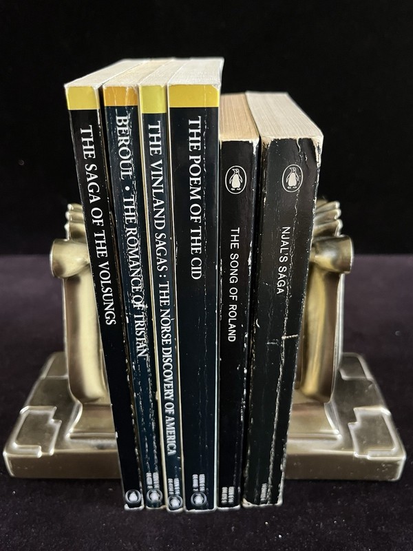 Ancient Epic Literature Lot: Song Roland Romance Tristan Saga Volsungs Poem Cid gallery
