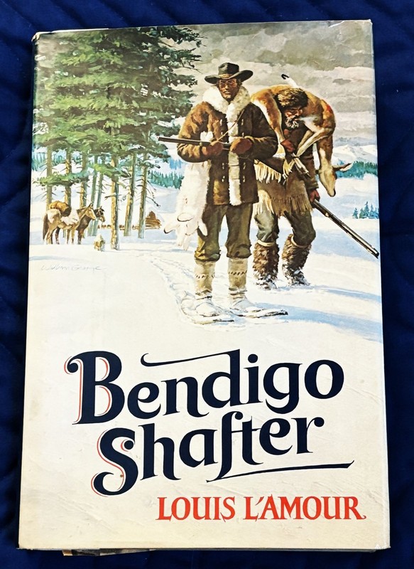Louis L’Amour / BENDIGO SHAFTER Signed 1st Edition 1979