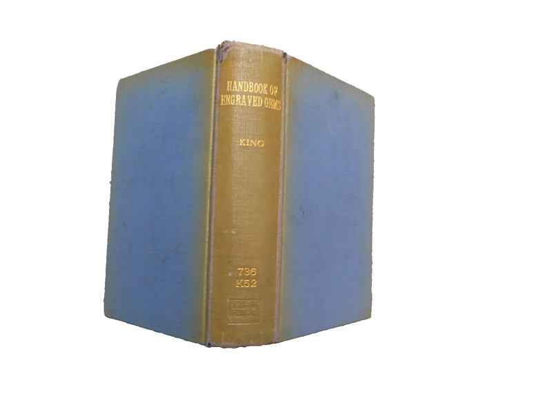 Handbook of Engraved Gems by C.W. King Numerous Illustrations 1866