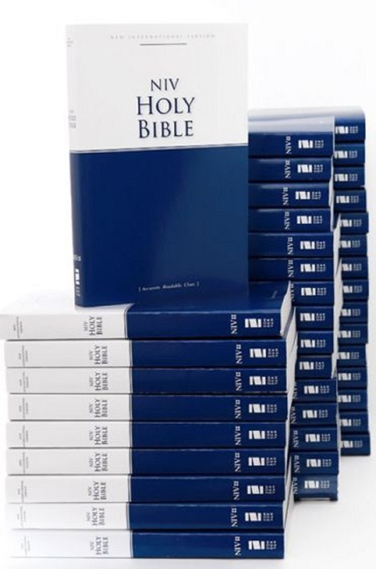 NIV Bible Blue «20 OUTREACH BIBLES» Wholesale Bibles BRAND NEW in Shrink Wrap!!