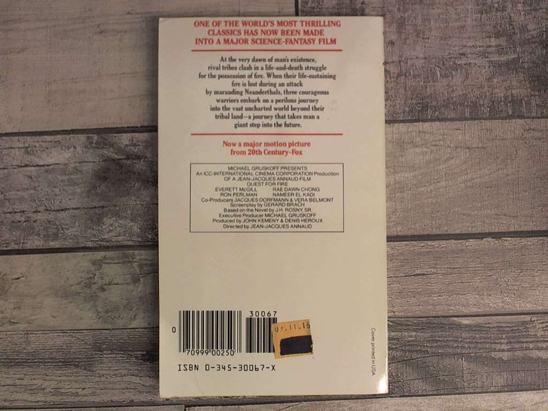 Quest for Fire by J.H. Rosny Ballantine Books gallery