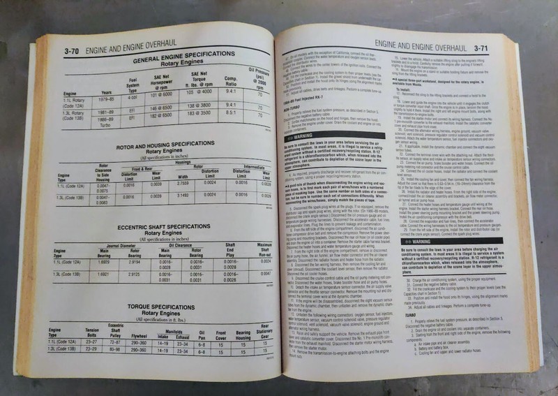 Chilton’s Repair Manual 8581 Mazda 323/626/929/GLC/MX-6/RX-7 1978 - 1989 46800 gallery