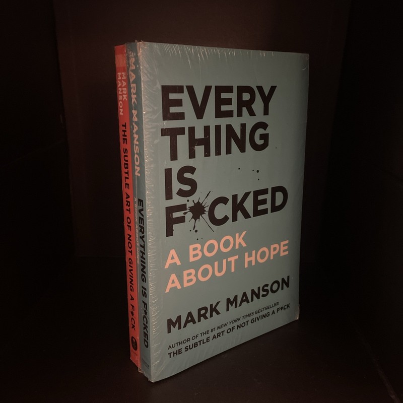Everything is + subtle art (Mark Manson) 2 Book Lot New Sealed!