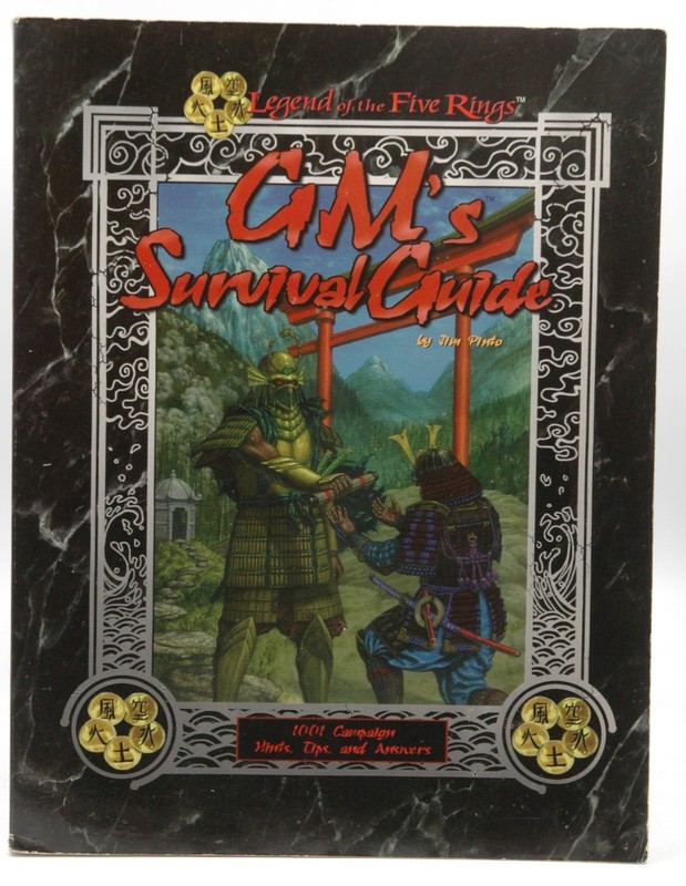 Gm’s Survival Guide Legend of the Five Rings Jim pinto Alderac Entertainment Gr