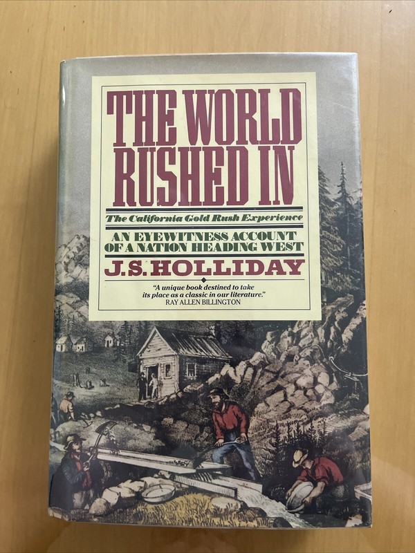 J. S. Holliday – The World Rushed in. Reviewer Copy – 1981 – hardcover