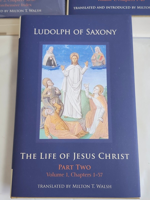The Life of Jesus Christ by Ludolph of Saxony Vol. 1 - (1-40) (1-57) Vol. 2 - (5 gallery
