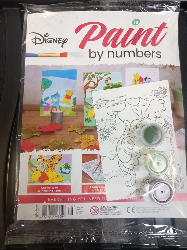 Paint By Numbers #16, Includes Acrylic Paint & Stitch Artworks, A Disney Joy
