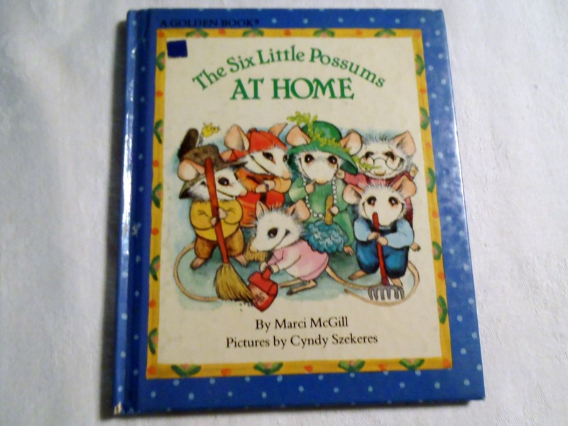 The Six Little Possums at Home