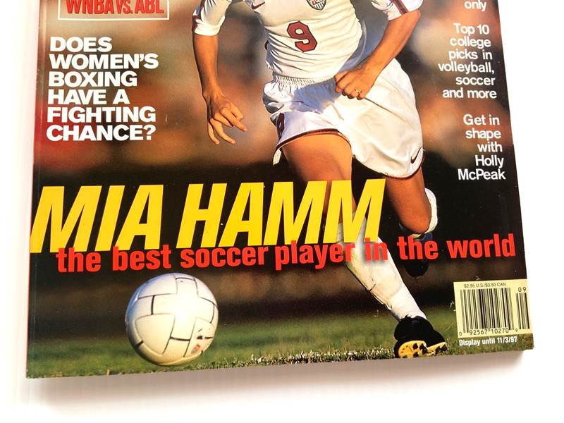 Vintage Sports Illustrated - Women Sport - Mia Hamm - Fall 1997- 174 pages- RARE gallery