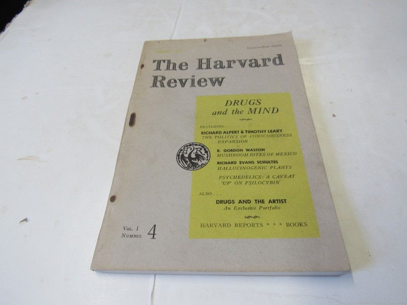 1963 Drugs & the Mind by Timothy Leary, Harvard Review