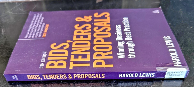 Bids, Tenders, & Proposals 5th Ed by Harold Lewis 2015 SC Kogan Page gallery