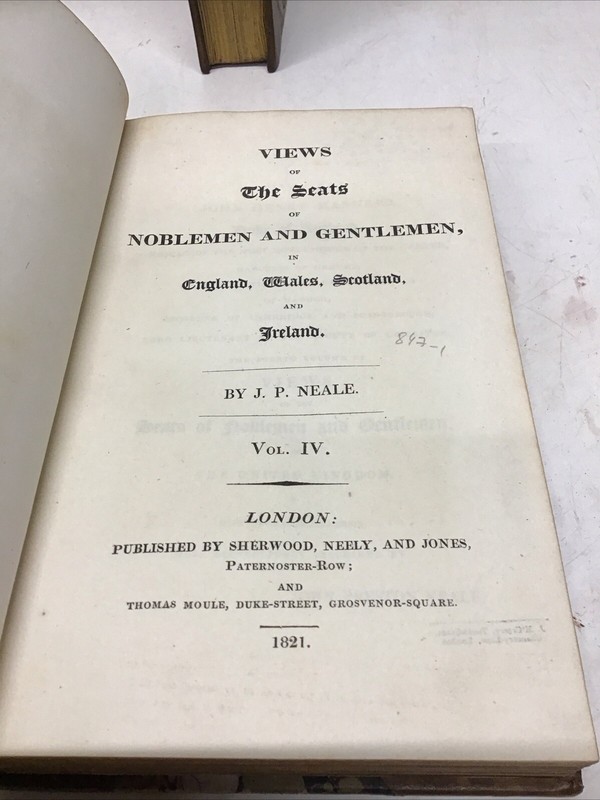 1821 Vol 4,5 Views of The Seats of Noblemen&Gentlemen in England/ 145 Engravings gallery