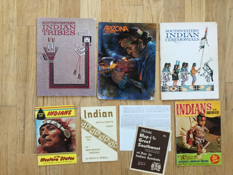 Native American Indian Mixed Lot of 8 books info Indian Map southwest natives