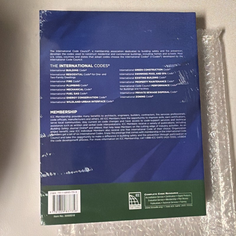 International Code Council Ser.: 2018 International (2017, Trade Paperback) gallery