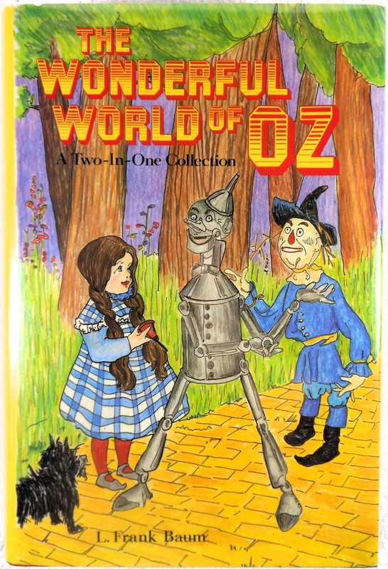 THE WONDERFUL WORLD OF OZ [2 in 1 Ed.] – L. Frank. Baum (1982 Hardcover)