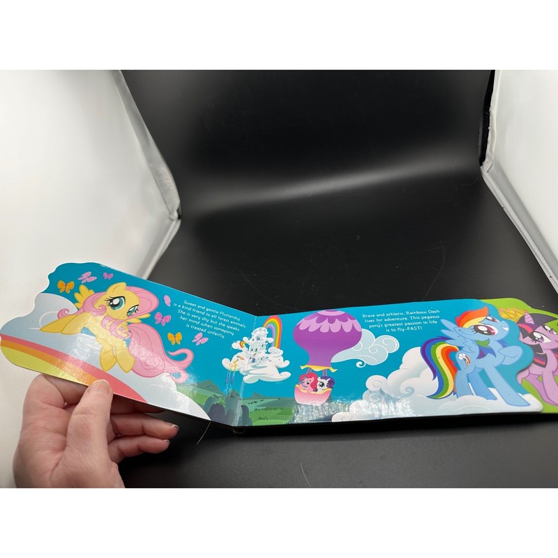 My Little Pony Board Book Kids OS Multicolor Good Shaped DieCut 2017 Bendon RARE gallery