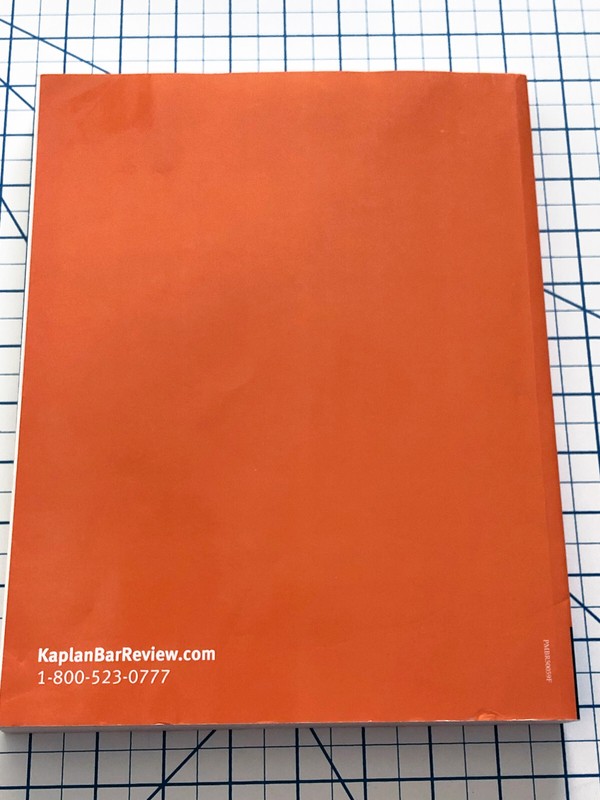 2015 - 2016 Kaplan Bar Exam Review Georgia Workbook GA gallery