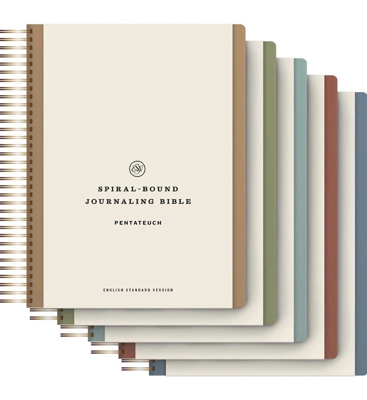 ESV Spiral-Bound Journaling Bible, Five-Volume Set (Hardcover) by Esv Bibles