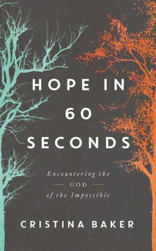 Hope in 60 Seconds: Encountering – hardcover, 9780785253624, Cristina Baker, new