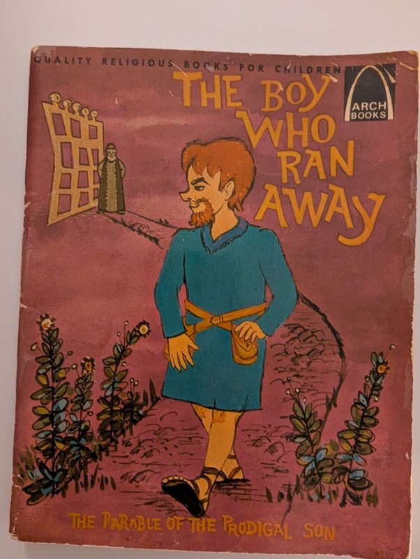 Arch Books The Boy Who Ran Away PB 1964 Irene Elmer Illus Ages 4-8 Bible