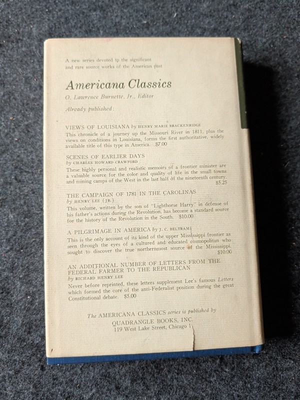 A Tour from the City of New York, to Detroit By: William Darby 1962 (X9) gallery