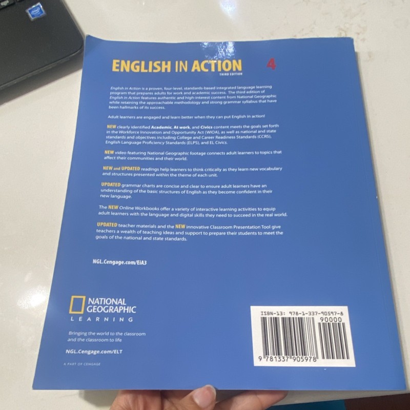 English in Action 4 3rd Ed (2017) Paperback Foley & Neblett Nat Geo Learning gallery
