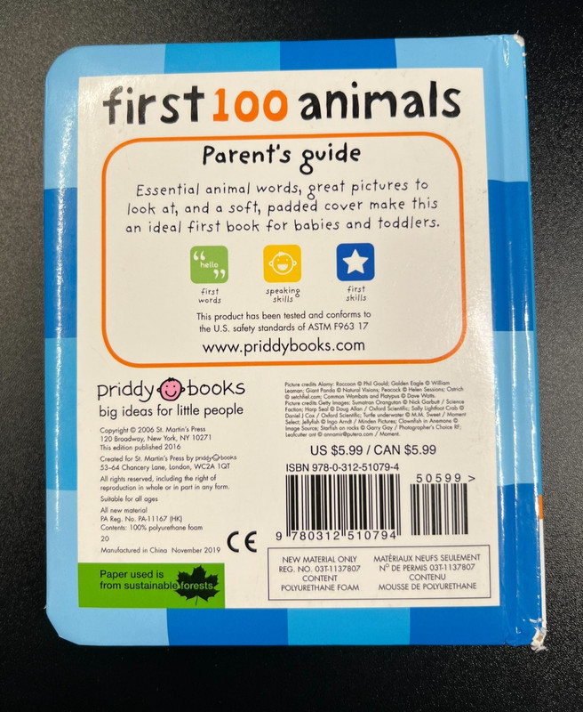 First 100 Animals: In the bestselling First 100 series PRIDDY BOOKS PRE-OWNED gallery
