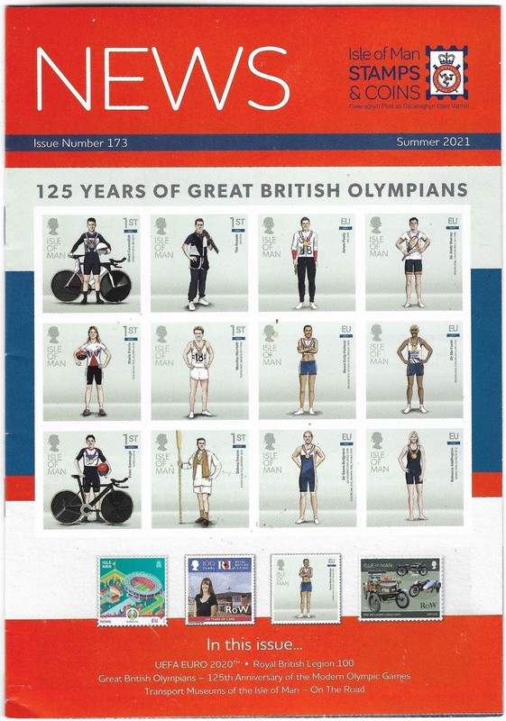 Isle Of Man Stamps & Coins, News Booklet Issue Number 173 – Summer 2021