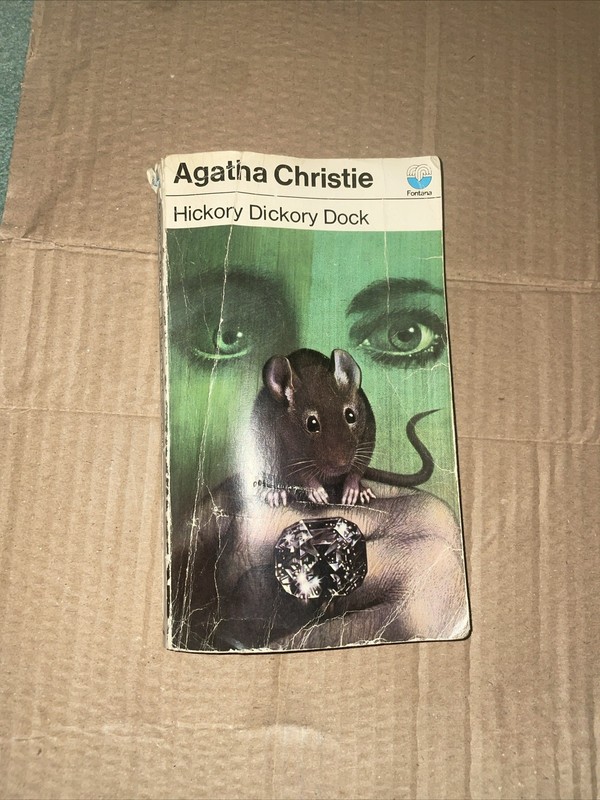 Hickory Dickory Dock Agatha Christie Fontana Paperback Tom Adams Vintage Poirot