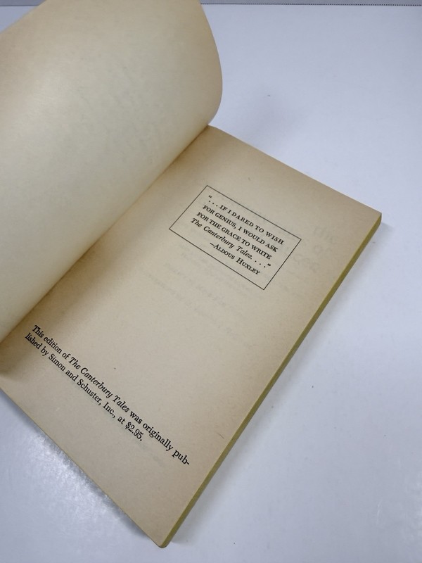 Chaucer’s Canterbury Tales Illustrated 11th Printing 1967 Vintage Paperback W913 gallery