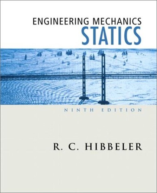 Engineering Mechanics : Statics Hardcover Russell C. Hibbeler