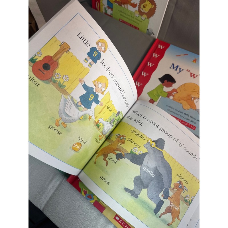 Scholastic LETTERS books LOT 8 - letters L E W G K V S N gallery