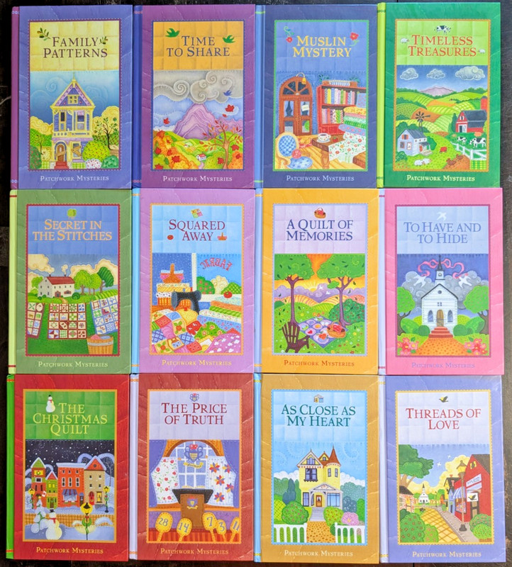 Lot of 12 Patchwork Mysteries Books Guideposts Hardcover Book Inspirational gallery