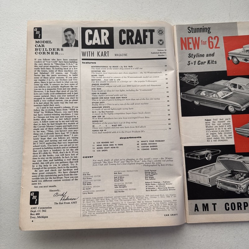 Vintage Car Craft Magazine May 1962 Volume 10 No. 1 gallery