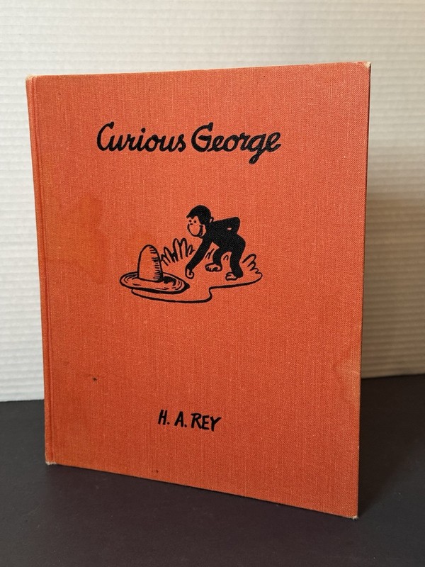 Curious George 1941 1st Edition H.A. Rey Houghton Mifflin Hardback 18th print.