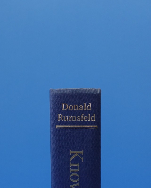 KNOWN AND UNKNOWN BY DONALD RUMSFELD, SIGNED gallery