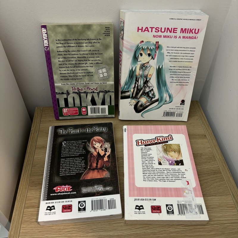 Pet shop of horror, Hatsune mix, Hana kimi, The earl & the fairy Manga Bundle gallery