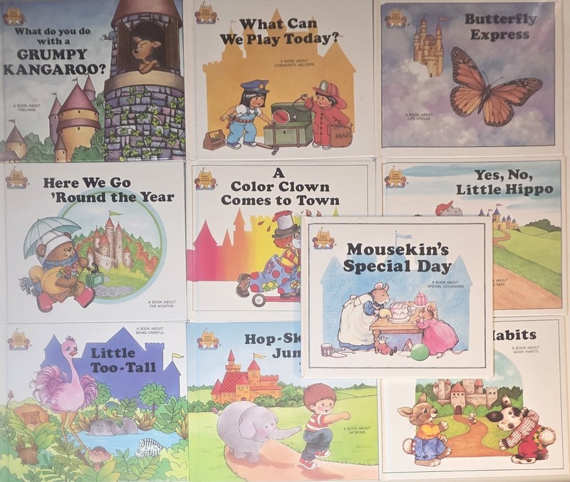 Jane Moncure Child’s World Magic Castle Readers–Lot of 10 Children’s Book Set HC
