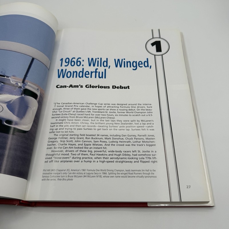 Can-Am Photo History by Pete Lyons Book w/ Dust Jacket gallery