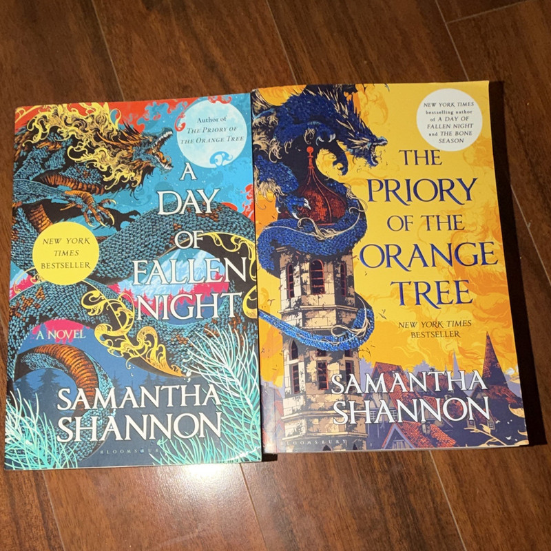 Samantha Shannon Lot of 2: A day of Fallen Night & The Priory of the Orange Tree