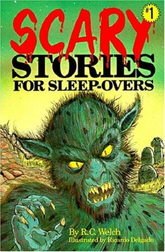 Complete Set Series Lot of 7 Scary Stories for Sleep-Overs books by R.C. Welch