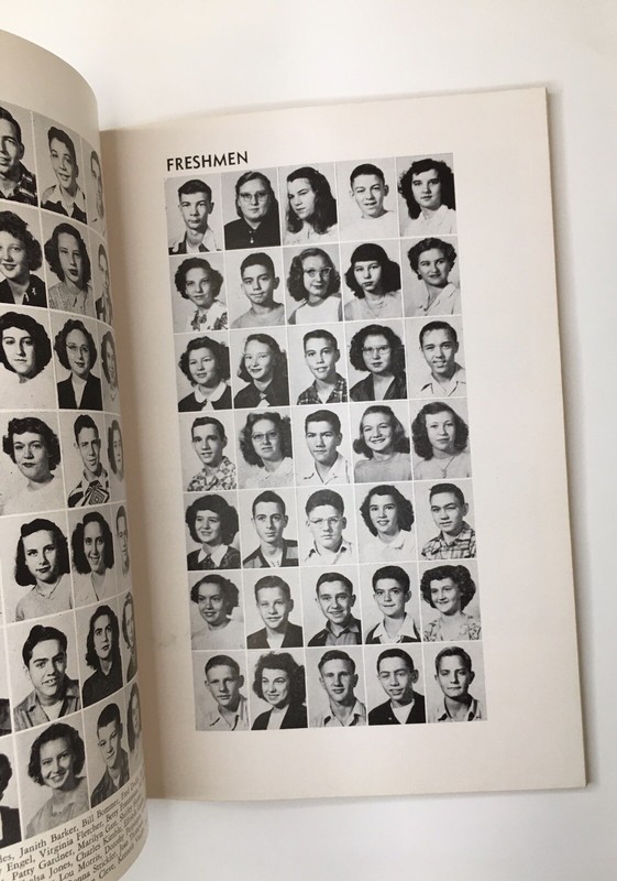 1950 Rossonian YEARBOOK Ross High School / Elementary Ohio Butler Co. Flocked gallery