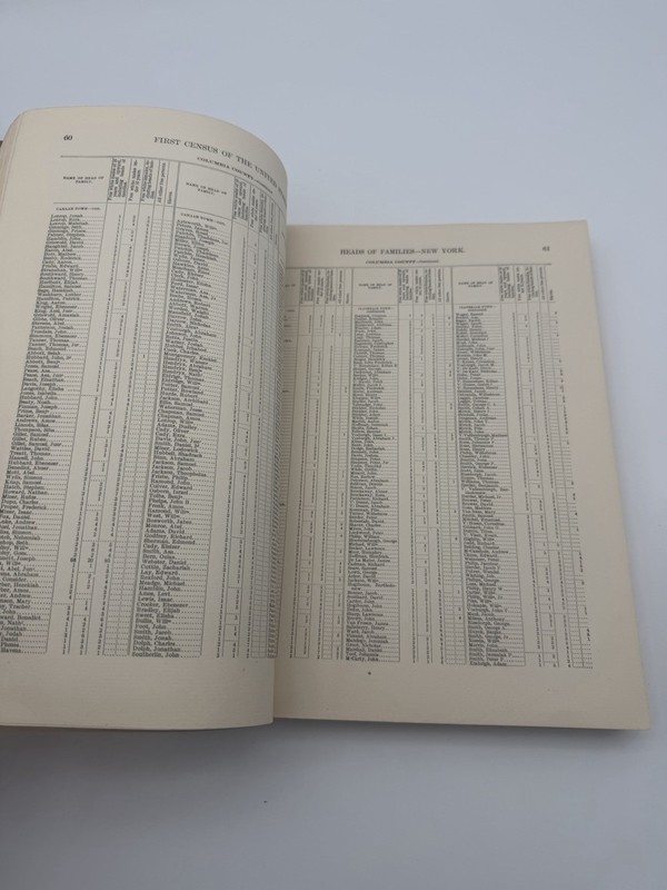 1908 First Census of United States 1790 New York Genealogy Census Record gallery