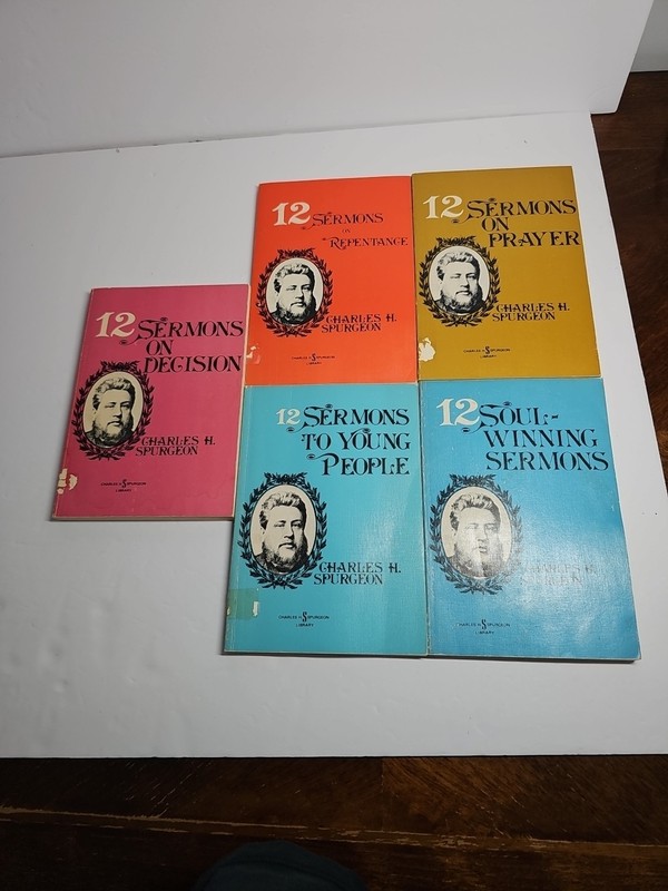 Charles H. Spurgeon 12 Sermons Series (5 books on various topics)